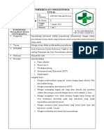 SOP Pemeriksaan Cholesterol Total