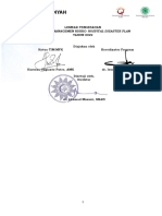 Program Hospital Disaster Plan