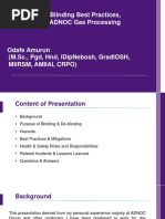 Blinding Deblinding Best Practices Lessons From of Adnoc Gas Processing