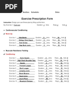 Module 3 - Exercise Prescription