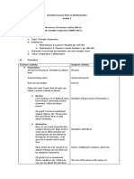 Detailed Lesson Plan in Triangle Congruency