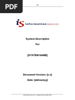 System Description Document