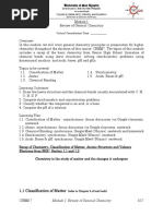 Module 1-Review of General Chemistry