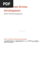 Hypothesis-Driven Development - Peer-Reviewed Assignment #2