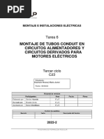 Tarea 6 - Montaje Tuberias Conduit de Circuitos Alimentadores y Derivados