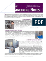 AHU UNit Casing Leakage Test