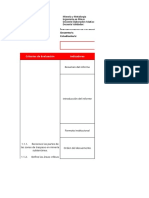 Rúbrica Evaluación Sumativa #1: "Reparación de Calles de Producción en Minería Subterránea"