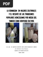 Proyecto El Tambor Como Identidad Cultural.