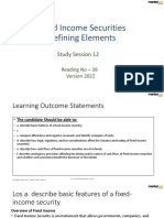 Reading 39 - Fixed Income Securities - Defining Elements