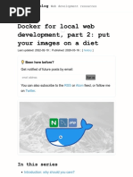 Docker For Local Web Development, Part 2 - Put Your Images On A Diet