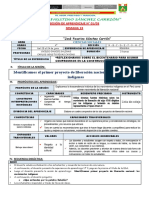 Sesión de Aprendizaje 1 Eda 3 Cuarto