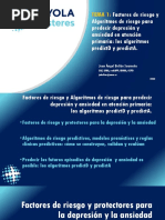 TEMA 1, Factores de Riesgo y Algoritmos de Riesgo para Predecir Depresión y Ansiedad