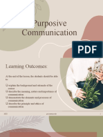 Purposive Communication