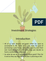 Investment Strategies