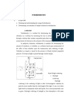 Turbidimetry: I. Purpose