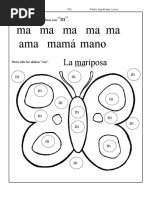 Repasa Las Sílabas y Palabras Con M TAREA 2