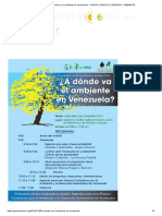 ¿A Dónde Va El Ambiente en Venezuela - GRUPO ORINOCO - ENERGÍA Y AMBIENTE