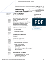 Downloading Syncfusion Blazor Web Installer: Download Free Trial