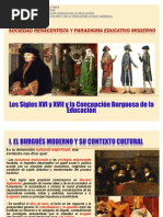 La Concepción Burguesa de La Educación. Siglos XVI y XVII