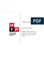 Unidad 1 - INTRODUCCIÓN AL DIBUJO DE INGENIERÍA, CONSTRUCCIONES GEOMÉTRICAS Y AUTOCAD - Guía Asincrona