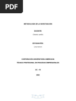 Investigacion Integral de Metodologia de La Investigación....