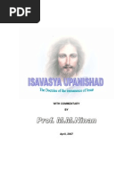 Isavasya: Jesus in The Upanishads