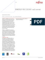 FUJITSU Server PRIMERGY RX1330 M1 Rack Server: Data Sheet