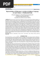 Representation of Fishermen's Activities in Balinese Language, Art and Culture: A Multimodal Study