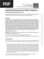 Jiang Kim-CorporateGovernance in China-A Survey 2020