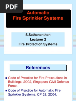 ME102 Automatic Sprinkler System (2008) S Sathananthan