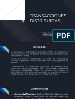 Transacciones Distribuidas