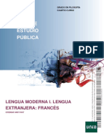 Guía de Estudio Pública: Lengua Moderna I. Lengua Extranjera: Francés