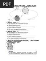 Ciencia y Tecnología 28-09-22 Ficha de Trabajo