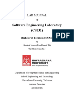 Lab Manual Template SE CS