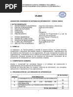 Ingenieria de Sistemas de Informacion I