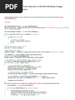 How To Get Images From Scanner in C With Windows Image AcqusitionWIA Library