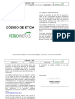 Pw-De-m-03 Código de Etica Petroworks