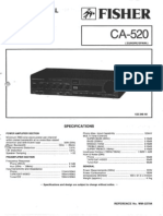 FISHER CA-520 Amplifier