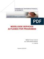 Modelos de Servicios Actuando Por Programas