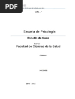 Esquema Estudio de Caso Psicofisiologia