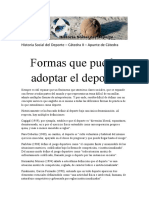 Formas de Deporte