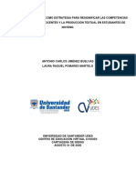 Planeación Curricular Como Estrategia para Resignificar Las Competencias Tecnológicas de Los Docentes y La Producción Textual en Estudiantes de Noveno