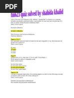 FIN623 - Quiz No.03 Solved by Shahida Khalid With Ref.