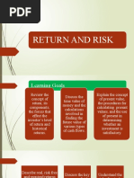 Chapter 4 Return and Risk