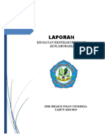 Laporan Kegiatan Partisipasi Kolaborasi Siswa Dalam Kegiatan Ekstrakurikuler