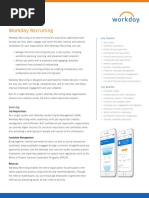 Datasheet Workday Recruiting