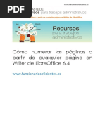 Cómo Numerar Las Páginas A Partir de Cualquier Página en Writer de Libreoffice - Original