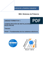 UF1. Configuracion Instalaciones Electricas. Parte 1