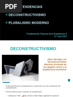 Deconstructivismo y Pluralismo Moderno