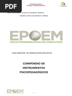 Compendio Psicopedagógico Pmoe 2015